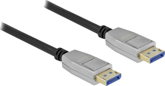 Delock Displayport Kabel Displayport Hann Til Displayport Hann Displayport 2.0 1 M 10 K 60 Hz 10240X4320 Støtte Svart