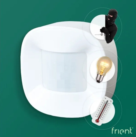 Frient Motion Sensor 2 Pet Bevegelsessensor med Dyreimmunitet for Smarthjem Frient Motion Sensor 2 Pet Bevegelsessensor med Dyreimmunitet for Smarthjem