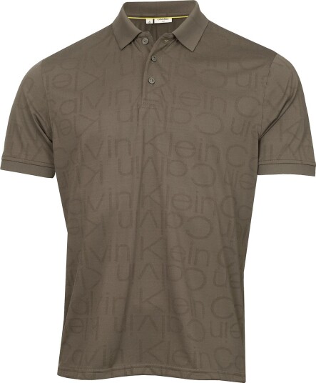 Calvin Klein Golf Avondale Polo Brown L