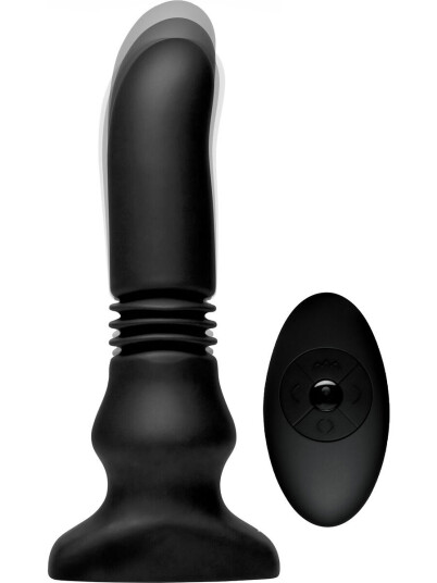 XR Brands - ThunderPlugs ThunderPlugs: Silicone Vibrating and Thrusting Plug