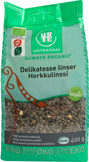 Urtekram Grønne linser franske 400g