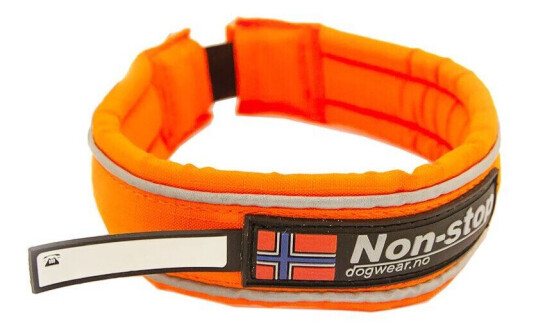 Non-stop Dogwear Safe Halsbånd 30 cm Oransje med Refleks