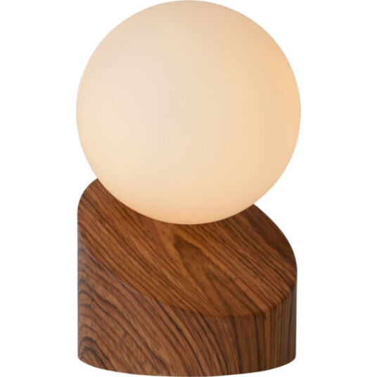 Lucide Len Bordlampe G9 26cm Mørkt Treverk - 91968