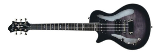 Hagstrom Ultra Swede Venstrehendt Cosmic Svart Burst