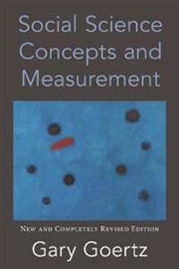 Social Science Concepts And Measurement Av Gary Goertz