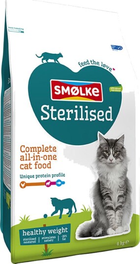 Smolke tørrfôr Smølke Sterilised Weight Control 10 kg