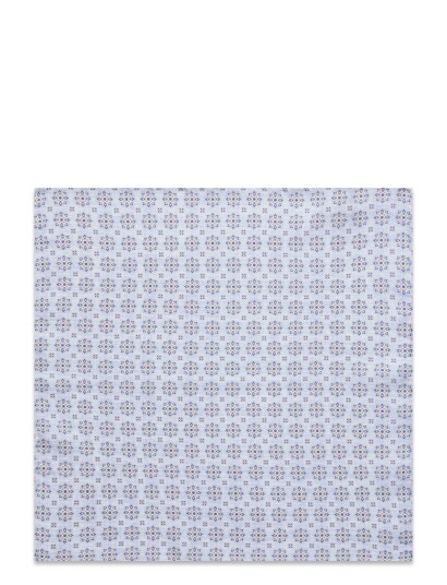 Portia 1924 Pattern Silk Pocket Square Multi/patterned ONE SIZE