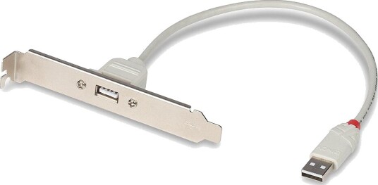 Lindy USB PC Back Plate   USB adapter   USB hunn til USB hann   30 cm