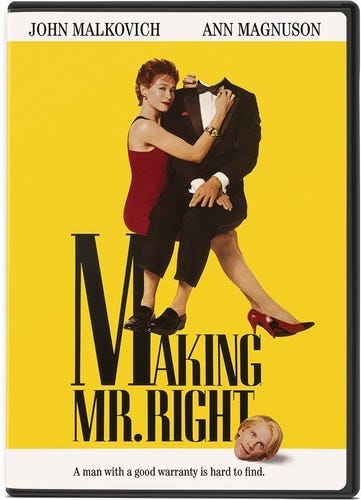 Making Mr Right DVD