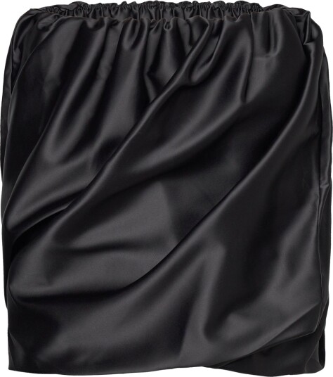 Ganni Double Satin Black 36