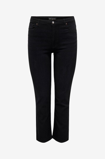 Only Carmakoma - Jeans carSui Mid Slim Dnm Dia367 - Svart