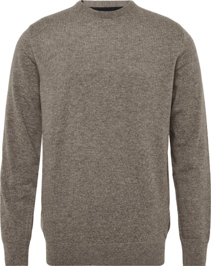 Barbour Barbour Essential L/Wool Crew Neck Sweater DARK STONE XL
