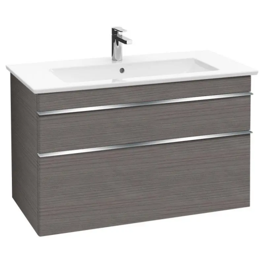 Villeroy & Boch Venticello Servantskap m/2 skuffer 753x590x502 mm Arizona Eik/Krom