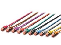DIGITUS Professional - Koblingskabel - RJ-45 (hann) til RJ-45 (hann) - 2 m - SFTP - CAT 6 - med støvel, halogenfri, uten hindringer - blå