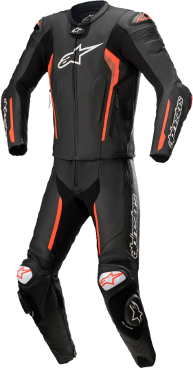Alpinestars Skinndress Missile V2 2 Delt Svart Rød Fluor