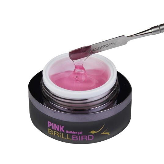 Brillbird Norge Pink Builder Gel   Glassy
