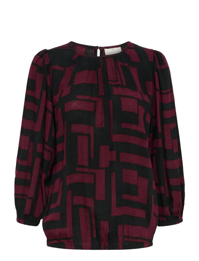 Kaffe Kalorina Amber Blouse - Red - 34