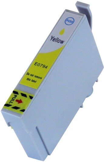 Kompatibel med T0794 Blekkpatron gul for Epson
