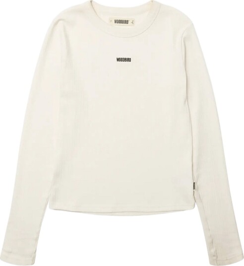 Woodbird Wbxao Ls Base Tee   Cream   S