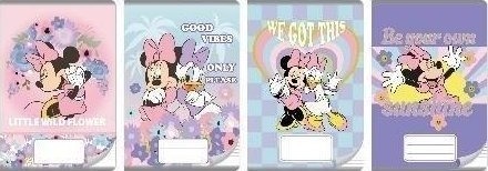 Beniamin Heftet A5/16K Farget Tre Linjer Minnie Mouse 20 Stk