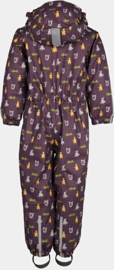 Kattnakken Babyregndress Dugg Blå 80