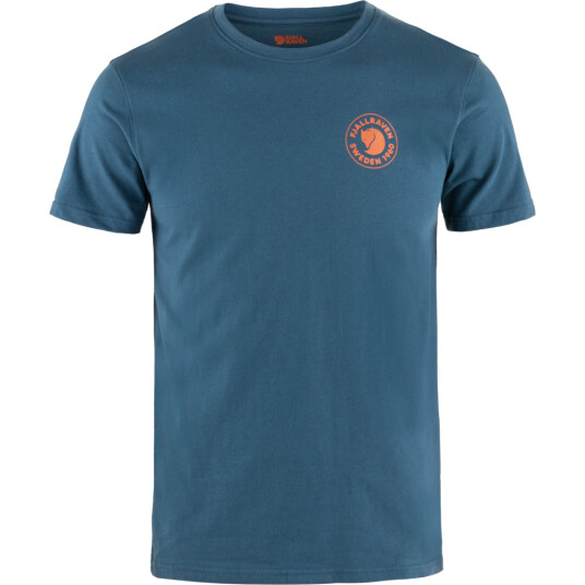 Fjellreven 1960 Logo T-shirt, Herre Indigo Blue S