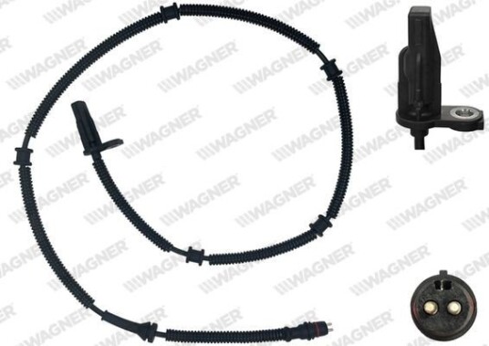 Sensor, ABS WAGNER ABS00590