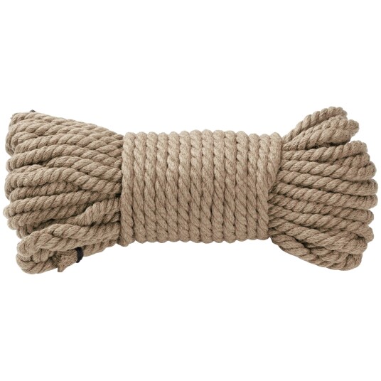 Merci Doc Johnson Bind & Tie 6 mm Bondagetau i Hamp 15 m Nude