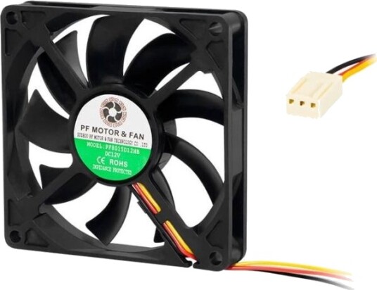 Blow-Vifte 80X15mm 12V Kulelager
