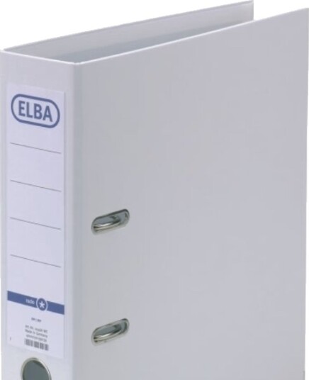 Elba Smart Pp/Pp 80 Mm A4 Polypropylen Pp Hvit 570 Ark 8 Cm 285 Mm