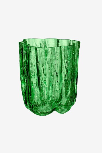 Kosta Boda Vase Crackle 12,1cm Grønn Kosta Boda Vase Crackle 12,1cm Grønn