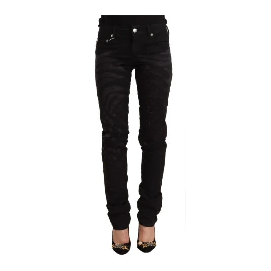 Just Cavalli Dame Jeans Svart W24,