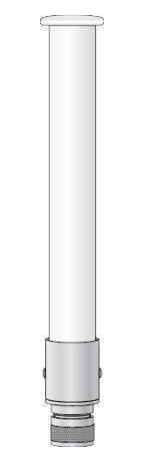 Cisco Omni Antenne for Router - Dual Band 7 dBi 5 GHz og 4 dBi 2.4 GHz - Utendørs Sølv Cisco Omni Antenne for Router - Dual Band 7 dBi 5 GHz og 4 dBi 2.4 GHz - Utendørs Sølv