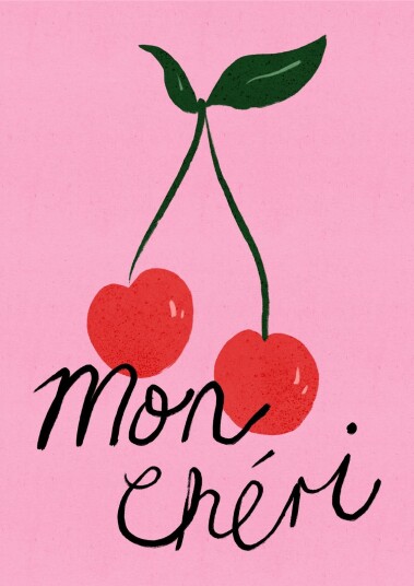Namly Design Plakat Mon Chéri POSTERNVRSCJ Namly Design Plakat Mon Chéri POSTERNVRSCJ