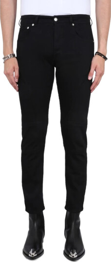 Alexander McQueen Herre Jeans Svart L,