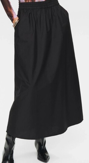 Nümph Nujuny Long Skirt Black 42 Nümph Nujuny Long Skirt Black 42