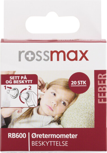 Rossmax beskyttelseshetter til øretermometer RB600 20 stk Rossmax beskyttelseshetter til øretermometer RB600 20 stk
