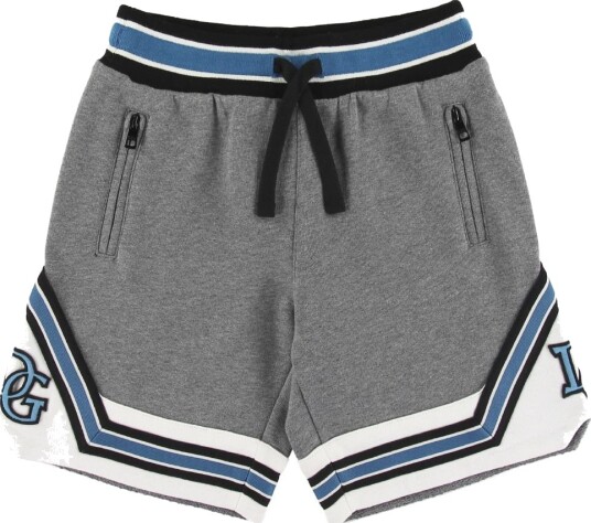 Dolce & Gabbana Shorts Grå Melert m. Hvit/Blå Dolce & Gabbana 12 år 152 Shorts