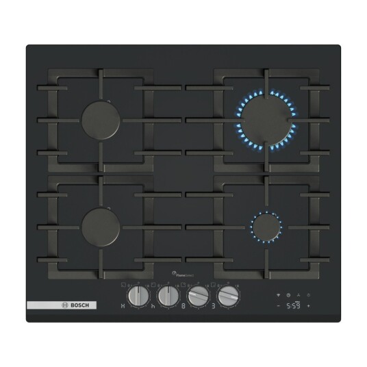 Bosch Serie 8 Gassplatetopp med WiFi og Sort Finish PRP6A6H40 Bosch Serie 8 Gassplatetopp med WiFi og Sort Finish PRP6A6H40