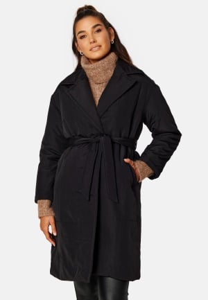 ONLY Selena Belt Puffer Coat Black S ONLY Selena Belt Puffer Coat Black S