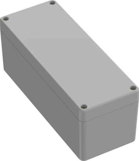 Tru Components 191,8 × 75,1 × 75,3 mm ABS Lys Grå