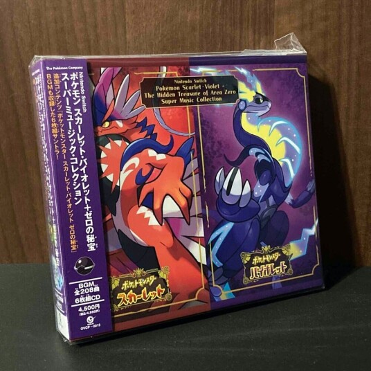 Spillmusikk Nintendo Switch Pokemon Scarlet&violet + Zero's CD