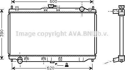 PRASCO MZ2138 Radiator, motorkjøling