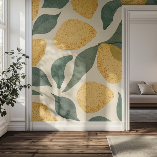 Tapet   Sitronblad Design