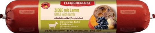 Fleischeslust Våtfôr Classic Geit Med Med Kålrot Gresskar Og Blåbær Lam 6 X 800 G