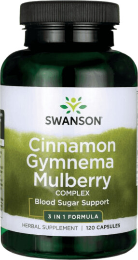 Cinnamon Gymnema Mulberry Complex 120 kapsler