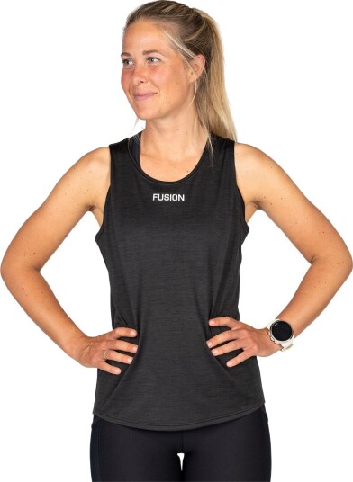 FUSION C3 Løpetopp Dame Svart M