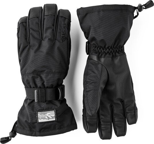 Hestra Gauntlet Sr. 5 Finger Black/Black 12