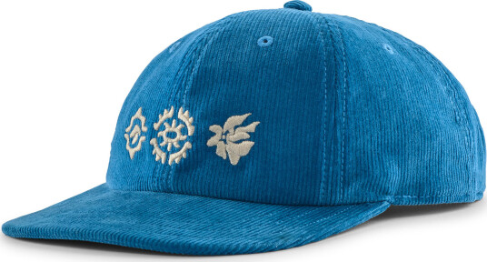 Patagonia Men's Corduroy Cap Kaleido Flowers: Shore Blue OneSize Patagonia Men's Corduroy Cap Kaleido Flowers: Shore Blue OneSize