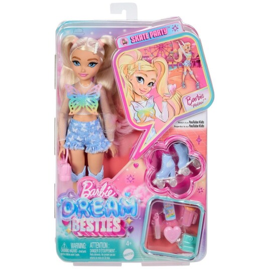 Barbie Dream Besties Malibu Dukke Med Rulleskøjter